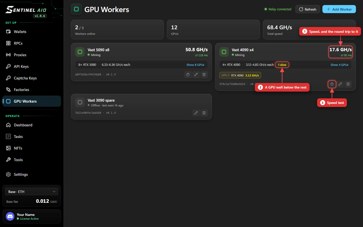 Worker cards