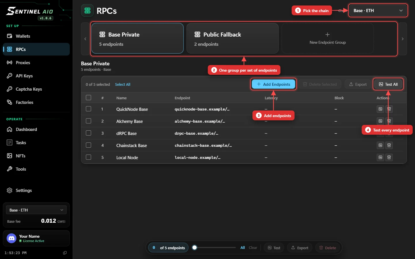The RPCs page